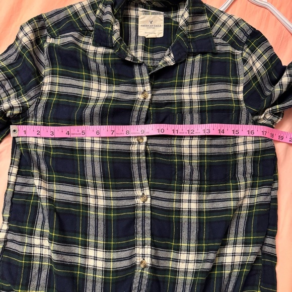 2/20 American Eagle Boyfriend Fit Plaid Shirt - Women’s Small - Picture 5 of 7